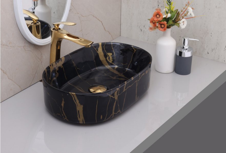 BEETLE-1301 table-top wash basin from the Beetle series