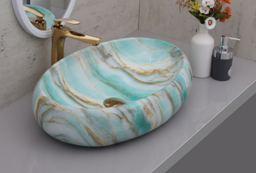 OVEL-2108 table-top wash basin from the Ovel series